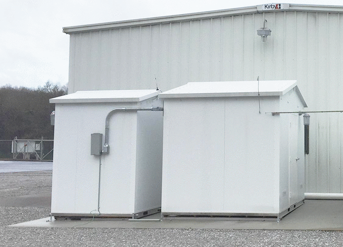 Two Gulf Coast TMC Measurement Buildings Installed on a Customer Location
