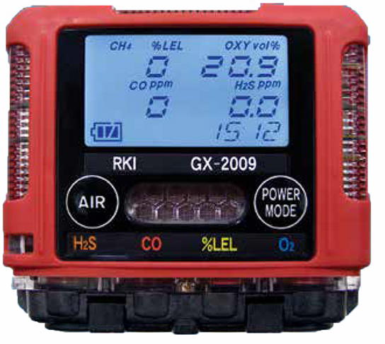 RKI Instruments GX2009 personal gas detector image