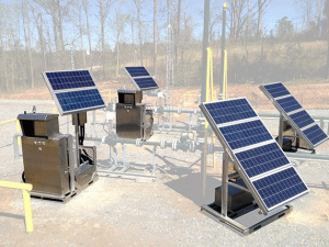 Two Gulf Coast TMC Guardian Measurement Systems and Two Solar Power Systems